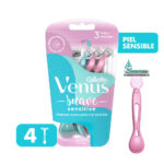 Imagen de Máquina de Afeitar Desechable GILLETTE Venus Suave Sensitive con Skin Elixir Frasco 4un con 21% de descuento oferta online | SuperCupon