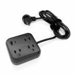 Imagen de Extensión cuadro 3 tomas 1 USB 1 Tipo C Negra Werken con 50% de descuento oferta online | SuperCupon