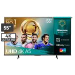 Imagen de Televisor HISENSE LED "55 UHD 4K Smart TV 55A5NV con 41% de descuento oferta online | SuperCupon