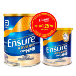 Imagen de Complemento Nutricional ENSURE Advance Vainilla Lata 850g + Complemento Nutricional ENSURE Advance Vainilla Lata 400g con 16% de descuento oferta online | SuperCupon