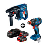 Imagen de COMBO Llave de impacto 18V + Rotomartillo GBH + Cargador + 2 Baterías 4Ah con 32% de descuento oferta online | SuperCupon