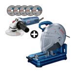 Imagen de COMBO Amoladora GWS 41/2" 710W 220V y 5 discos + Tronzadora 2400W GCO 14-24 y 6 discos Bosch con 34% de descuento oferta online | SuperCupon