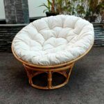 Imagen de Sillón Papasan ratán natural con 74% de descuento oferta online | SuperCupon
