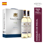 Imagen de Vino Blanco MARQUÉS DE RISCAL Verdejo Seco Botella 750ml Pack 2un con 21% de descuento oferta online | SuperCupon
