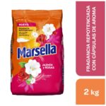 Imagen de Detergente en Polvo MARSELLA Jazmín y Rosas Bolsa 2Kg con 19% de descuento oferta online | SuperCupon