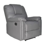 Imagen de Sillón Reclinable Relax King Cuero Pu Gris Bonno con 50% de descuento oferta online | SuperCupon
