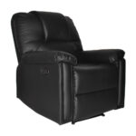 Imagen de Sillón Reclinable Relax King Cuero Pu Negro Bonno con 50% de descuento oferta online | SuperCupon