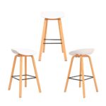 Imagen de Banco Fijo para Bar Misuri Polipropileno/Metal Blanco x 3 unidades Bonno con 50% de descuento oferta online | SuperCupon