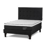 Imagen de Cama Europea Rosen Path Grafito New West Grafito 2 Plazas con 52% de descuento oferta online | SuperCupon