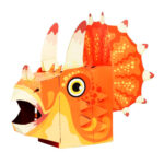 Imagen de Máscara 3D Fiesta Crafts para Armar Modelo Triceratops con 90% de descuento oferta online | SuperCupon